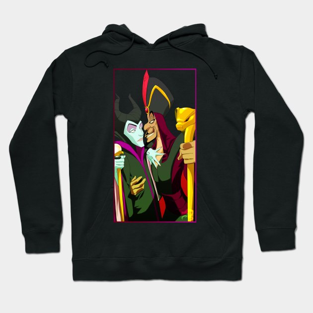 Maleficent and Jafar Hoodie by NDGOink